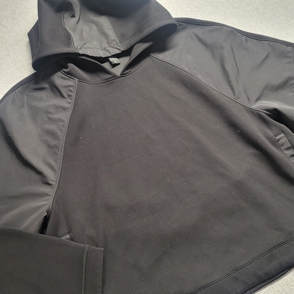 Athleta Tops - Athleta Get Set Sweatshirt Hoodie Pullover Black XL Raglan Activewear Jacket